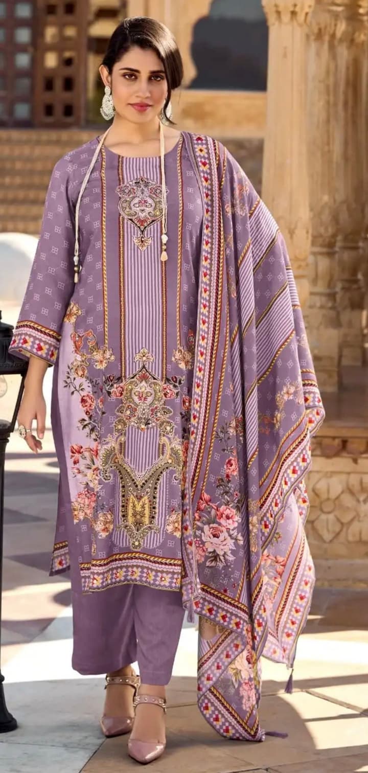 Cotton unstitched suits — Tayat Studio